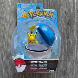 Pokémon Pikachu + Great Ball + Super Ball Toy